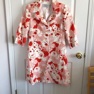 Trina Turk red poppy jacket